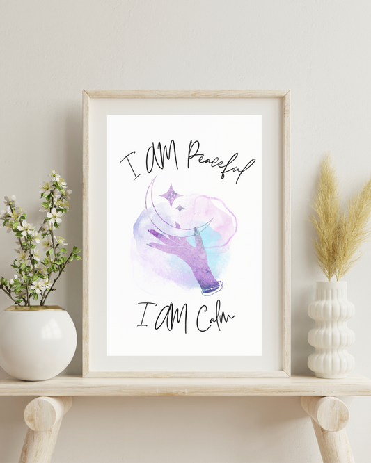 I AM Peaceful - Graphic print