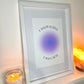 I AM Peaceful- Aura print