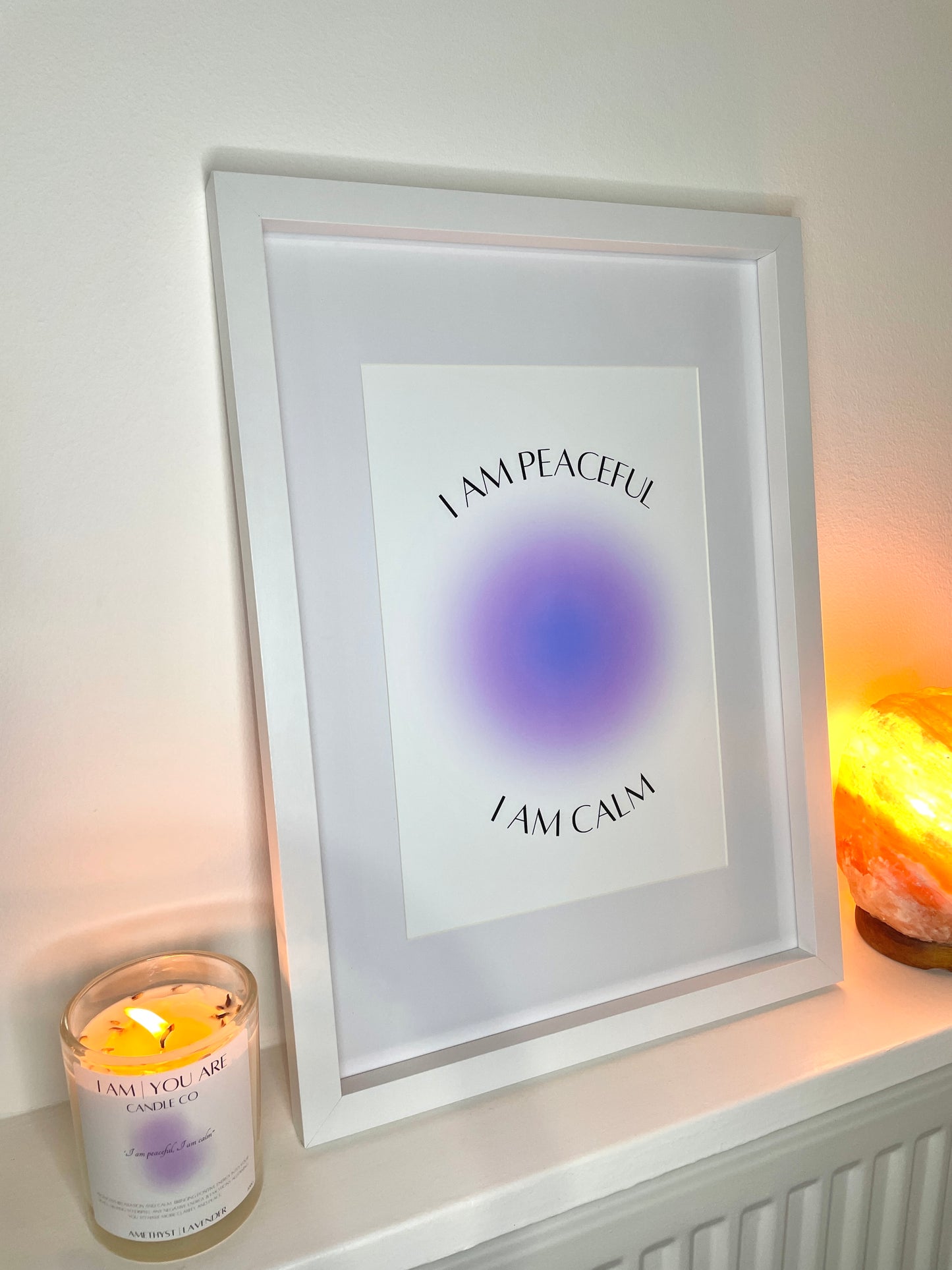 I AM Peaceful- Aura print