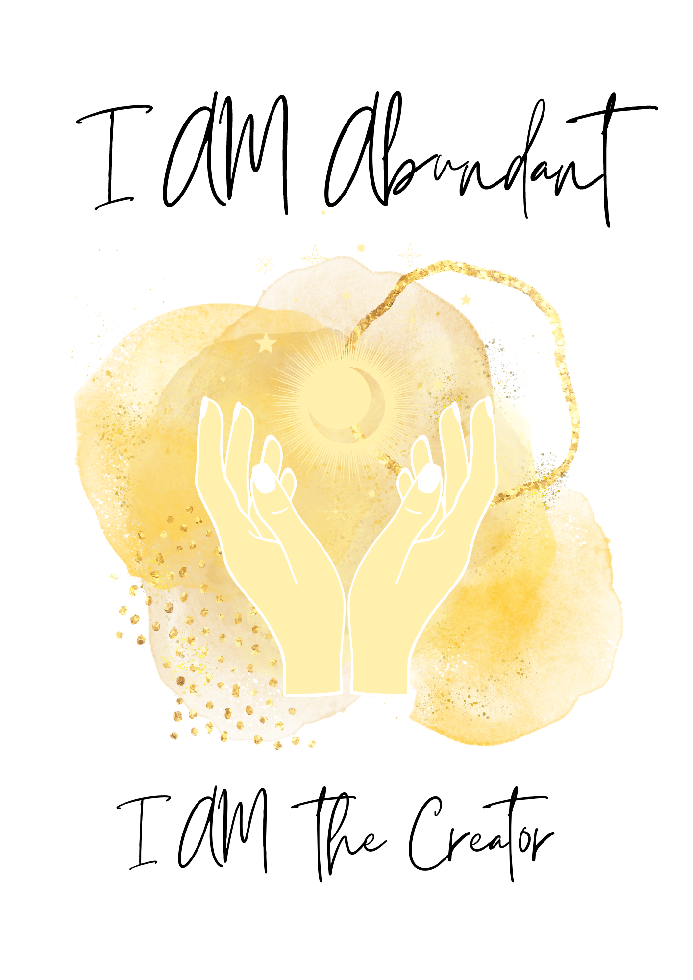 I AM Abundant- Graphic print